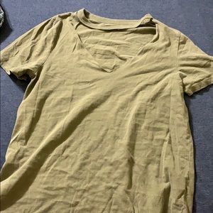 Army green Cotton On top